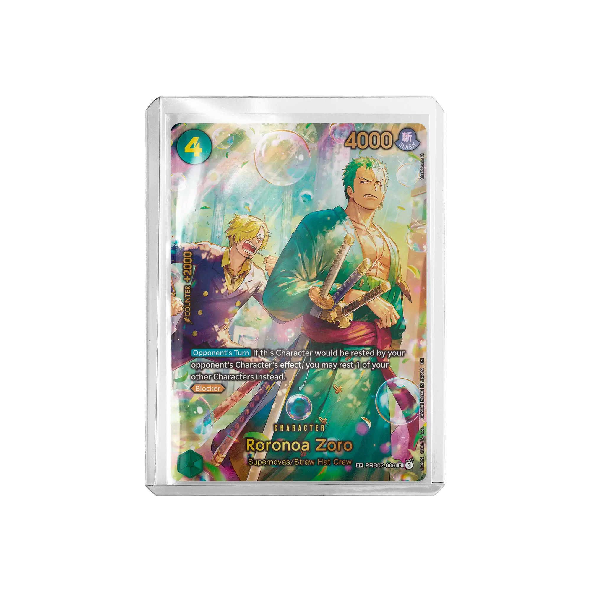 RORONOA ZORO SPECIAL ALT ART [OP14-EB04] #PRB02-006