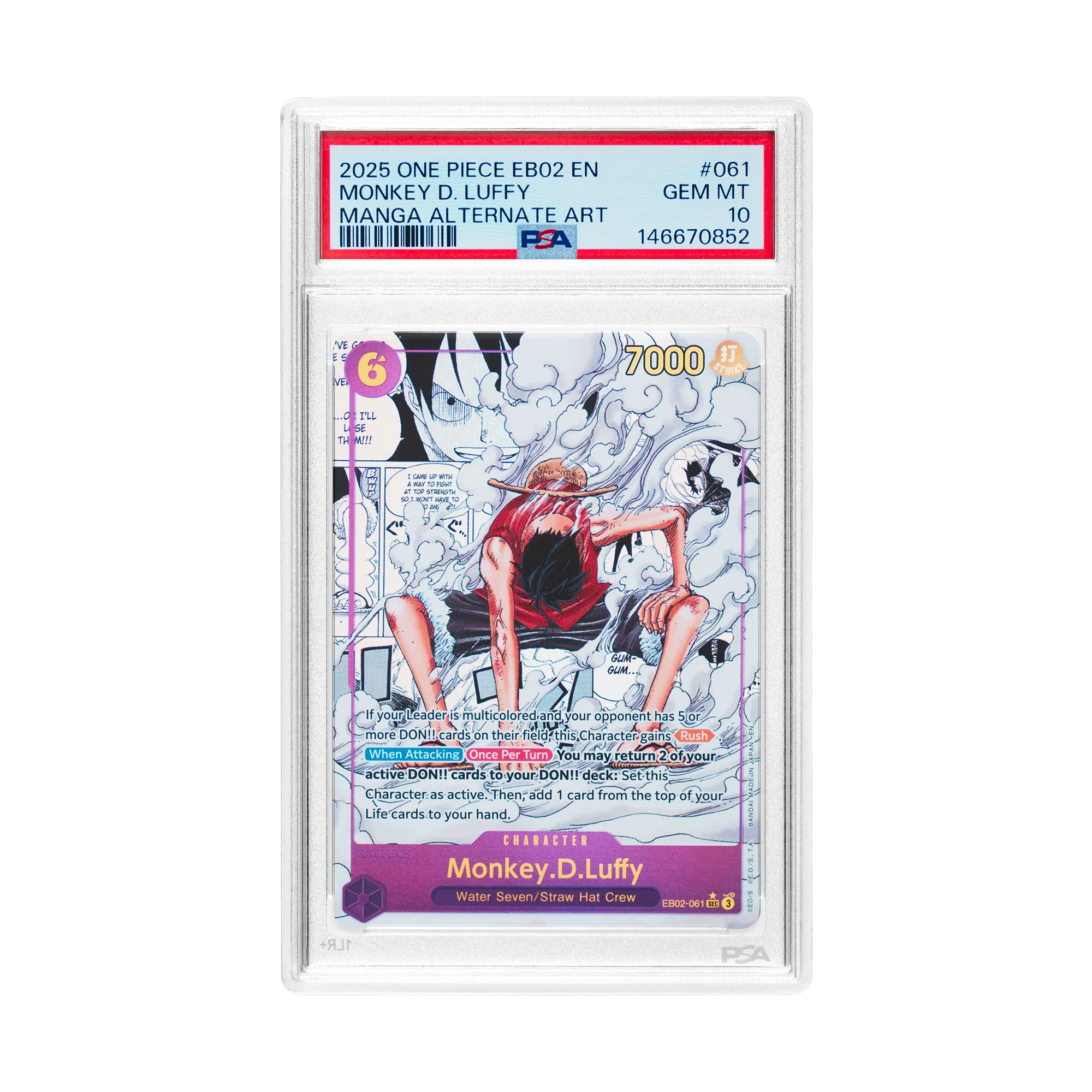 MONKEY D. LUFFY MANGA ALT ART [EB02] #061