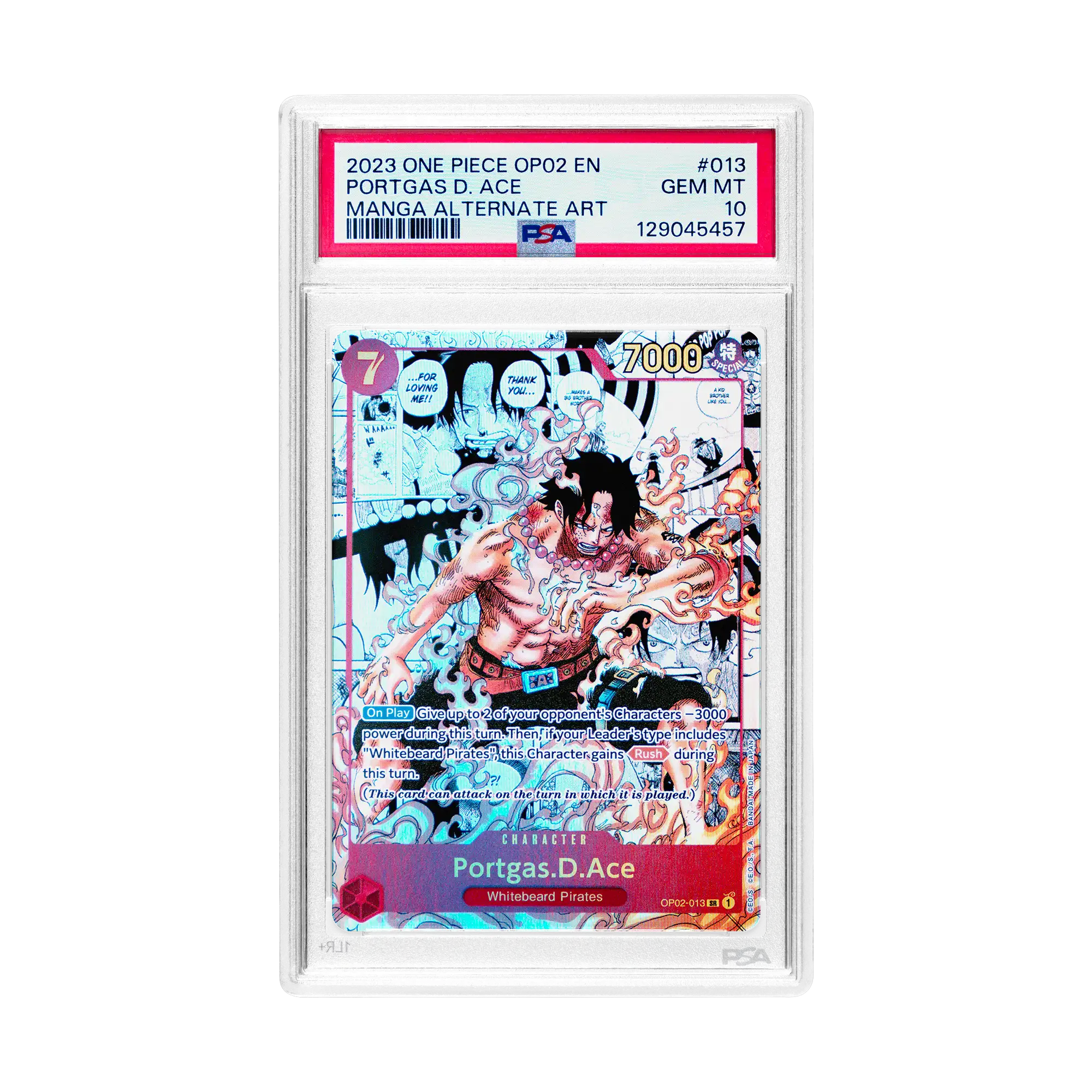 PORTGAS D. ACE MANGA ALT ART [OP02] #013